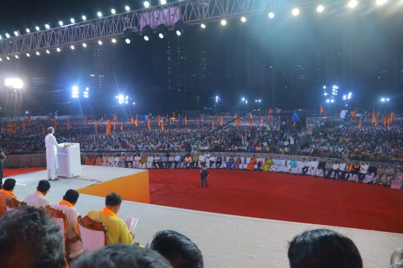 shivsena ubt dasara melava 2024, uddhav thackeray speech, dasra melava photos