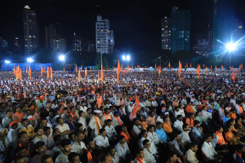 shivsena ubt dasara melava 2024, uddhav thackeray speech, dasra melava photos