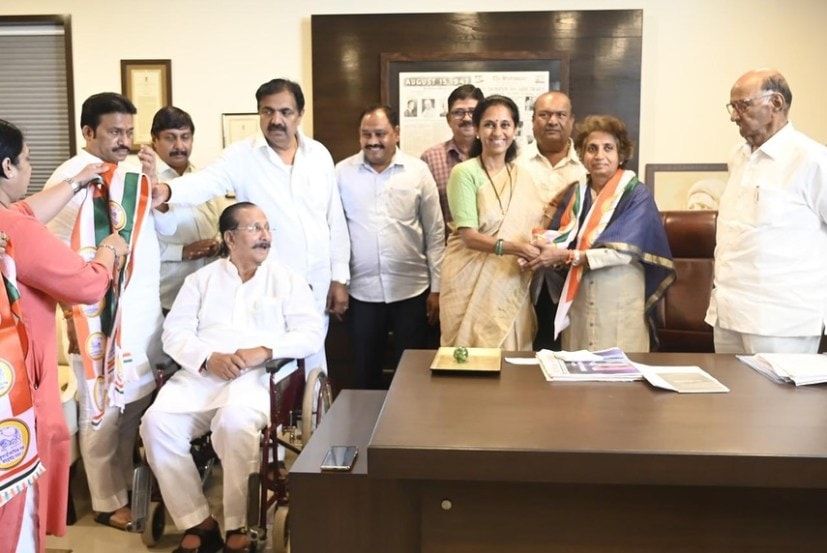 shiv sangram party leader jyoti mete joined ncp sharad pawar party and maharashtra vidhansabha election 2024 in beed know about she