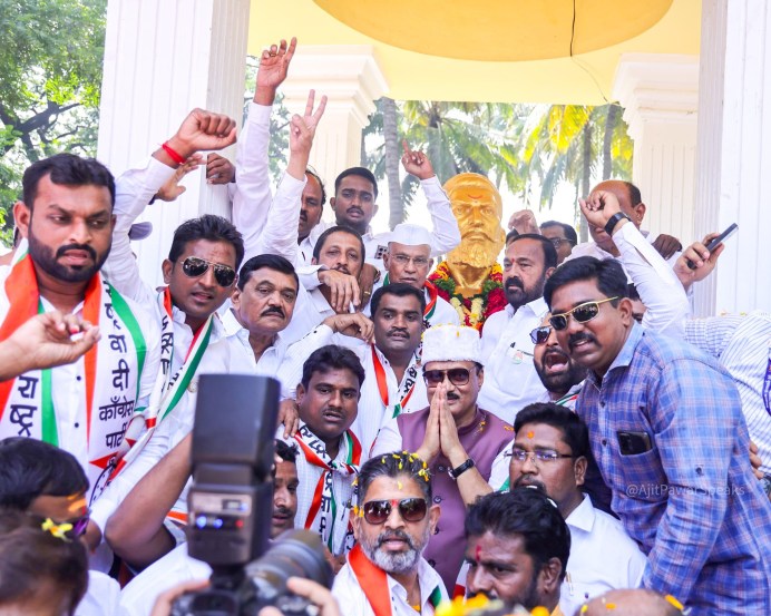 Ajit pawar filing nomination today, ajit pawar assembly election baramati, ajit pawar baramati