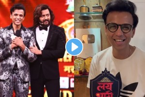 Bigg Boss Marathi Season 5 riteish deshmukh give special trophy to abhijeet sawant