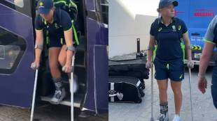 IND W vs AUS W Australia Captain Alyssa Healy arrives in crutches and ruled out of crucial Group A match of T20 World Cup 2024