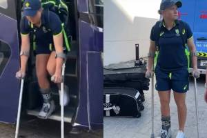 IND W vs AUS W Australia Captain Alyssa Healy arrives in crutches and ruled out of crucial Group A match of T20 World Cup 2024