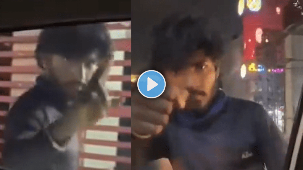 Bengaluru Police reacts to viral video of man trying to break into woman Car