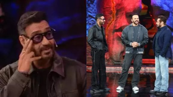 Bigg Boss 18 salman khan and ajay devgn discussed a past eye injury from action scene in singham again |