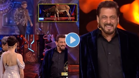 bigg boss 18 advocate Gunaratna sadavarte entry with pet donkey max in salman khan show watch promo