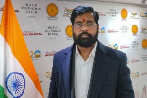 Cm Eknath Shinde at davos