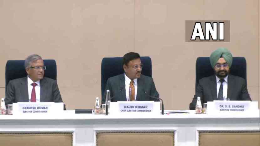 Election Commission of India holds a press conference in Delhi. Dates for Assembly elections in Jharkhand and Maharashtra