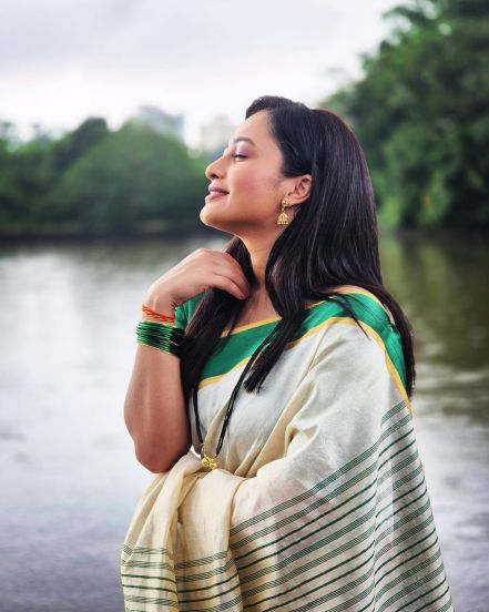 Girija Prabhu Yellow Lehenga Look