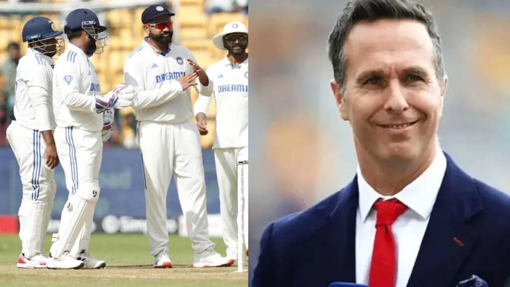 IND vs NZ Michael Vaughan Taunts India After 46 All Out in Bengaluru Test Indian Fans Gives Befitting Reply