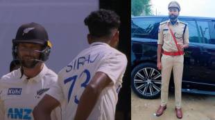 Mohammed Siraj Devon Conway Engage In Banter in India vs New Zealand Test