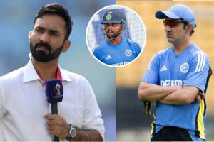 Dinesh Karthik Statement on Gautam Gambhir as Virat Kohli Bats at no 3 and loses wicket IND vs NZ