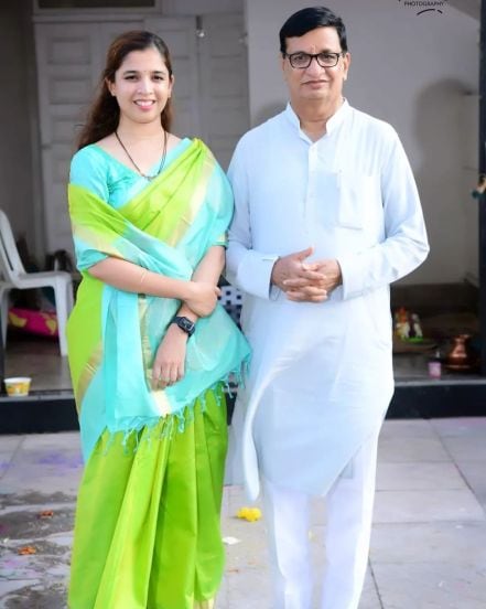 Jayashree Thorat and Balasaheb Thorat