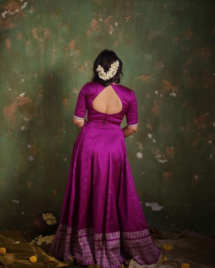 Kunjika Kalwint Purple Lehenga Look