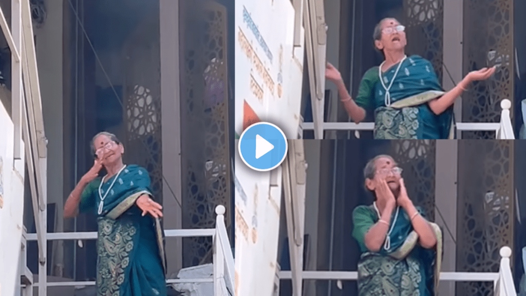 New Viral video of grandmother dancing on a tractor Puneri grandmother