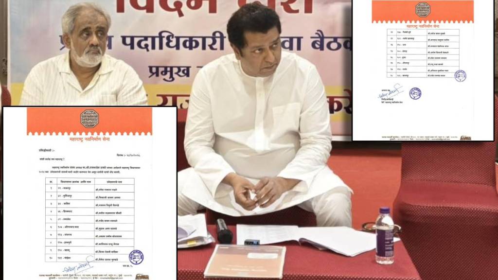 Maharashtra assembly election 2024 MNS releases Seventh list of 18 candidates