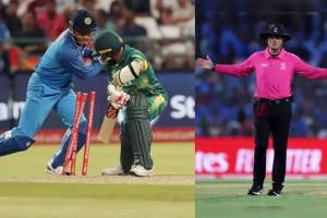 How Batsman Stumped Out on Wide Ball in Cricket What is ICC Rule MS Dhoni and Sakshi Viral Video