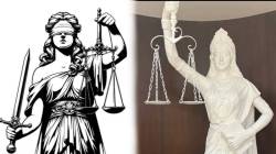 New Lady of Justice Statue : भारतात आता ‘अंधा कानून’ नसेल, न्यायदेवतेच्या डोळ्यांवरील पट्टी हटवली; तलवारीऐवजी… नव्या मूर्तीत काय आहे खास?