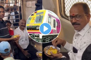 Diwali celebrate in mumbai local video goes viral