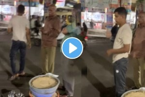 Kolhapur viral video Kolhapur milk selling idea on road unic marketing idea goes viral