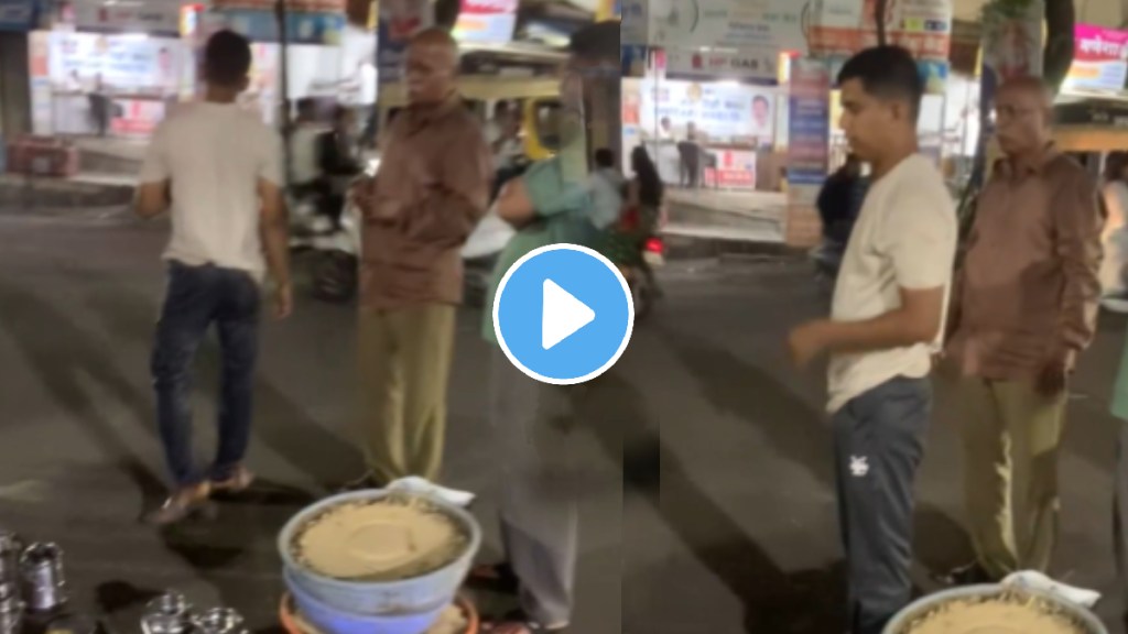 Kolhapur viral video Kolhapur milk selling idea on road unic marketing idea goes viral