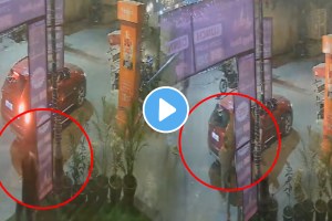 Woman driving BMW steals flower pot from outside Noida shop, video goes viral