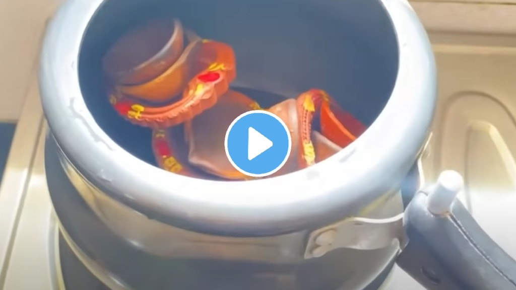 Diwali diya jugaad diya in cooker video