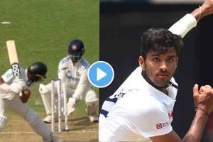 Washington Sundar twice clean bowled Rachin Ravindra in IND vs NZ 2nd test