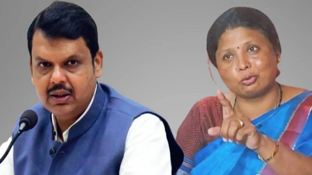 sushma andhare replied to devendra fadnavis