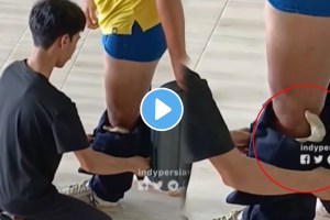 King Cobra Unexpectedly Found Its Way Into A Trainers Trousers During A School shocking video