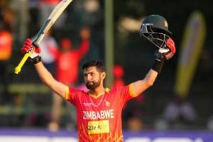 sikander Raza Fastest T20I Century Zimbabwe vs Gambia T20I match