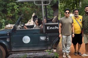 sachin Tendulkar visit tadoba