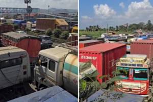 Traffic Congestion Mumbai Ahmedabad Highway,