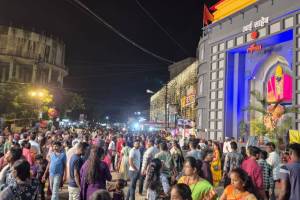 devotees Navratri festival Yavatmal, Navratri festival,