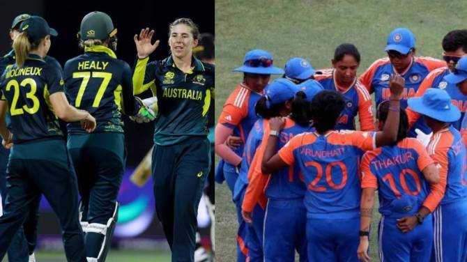 : India Women vs Australia Women T20 World Cup 2024 Live Score Updates in Marathi
