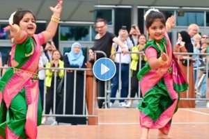 Indian girl stunning dance