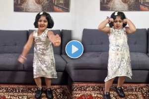 A little girl from abroad performed a dance