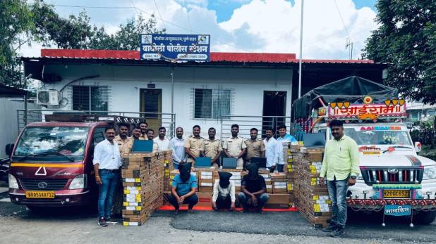 पुणे : वाघोलीतील कंपनीच्या गोदामातून २४४ लॅपटॉप चोरणारे गजाआड, २४४ लॅपटाॅप, दोन टेम्पो जप्त