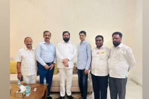 cm Eknath Shinde mediated reconciliation between two Shiv Sena factions in Ambernath