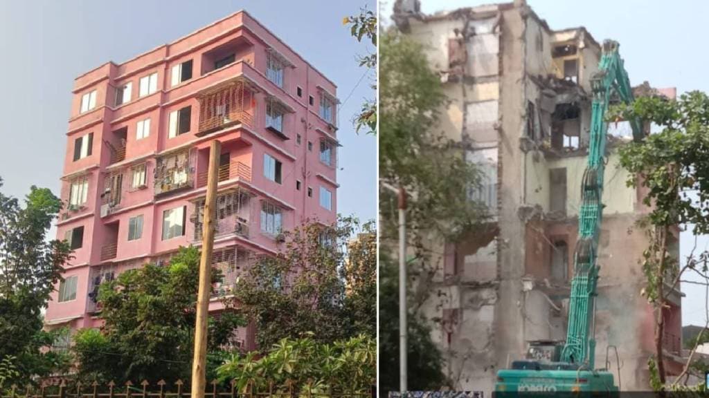 Dombivli sai residency illegal building