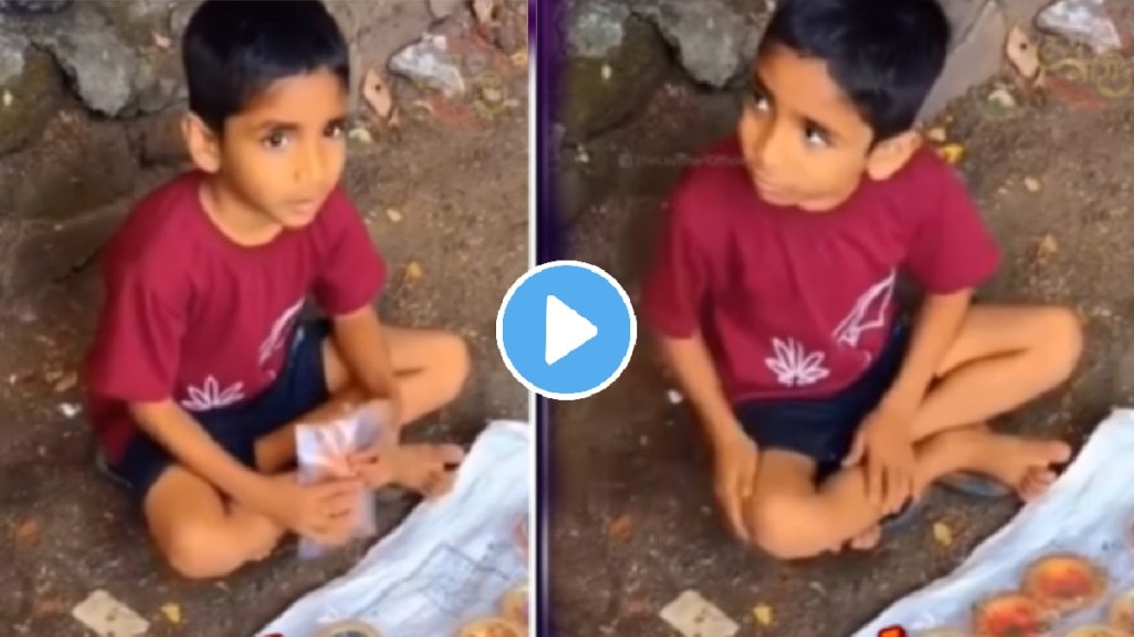 Toddlers strugglet to help family to sale Diwali diya heart touching video