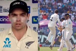 IND vs NZ Tom Latham reaction after the historic win