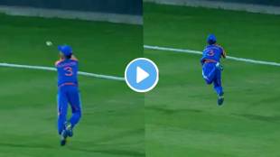 Ayush Badoni picked up a sensational flying catch