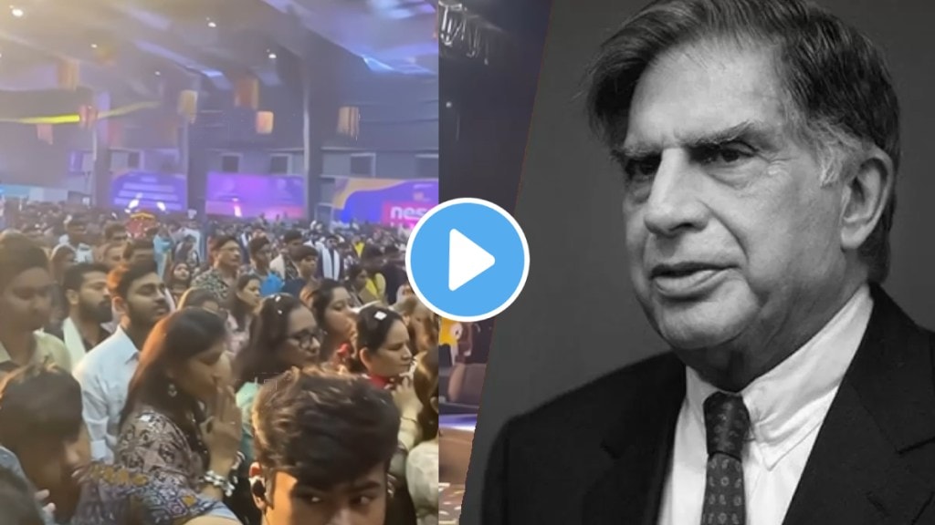 Ratan Tata Death Garba stopped in between to pay tribute to the Ratan Tata