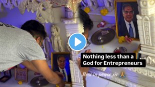 Ratan tata death: Young man Ratan Tata's photo kept in his home temple emotional video goes viral