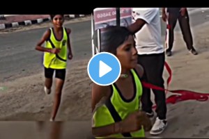 See how Littele boy Losing Race if you dont believe in luck and karma then just watch this video