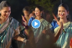 Gautami patil playing garaba dandiya video goes viral