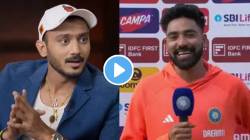 Mohammed Siraj : ‘माझी इंग्रजी संपली…’, अक्षर पटेलने सांगितला सिराजच्या मुलाखतीचा मजेशीर किस्सा, पाहा VIDEO