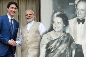 Pierre Trudeau and Justin Trudeau vs Indira Gandhi and Pm Narendra Modi