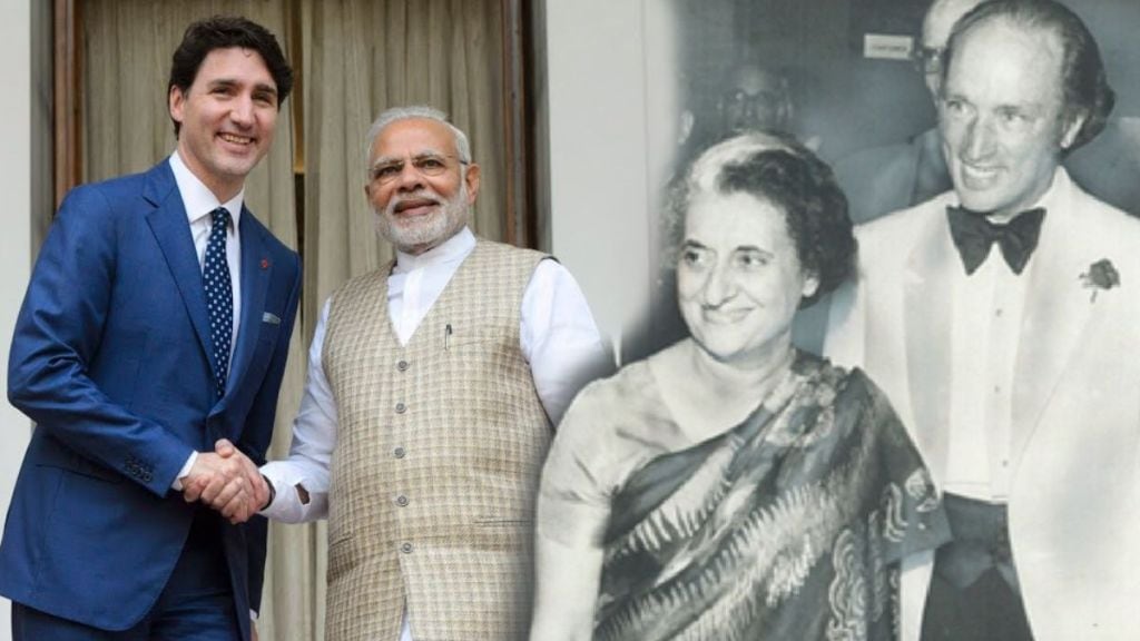 Pierre Trudeau and Justin Trudeau vs Indira Gandhi and Pm Narendra Modi